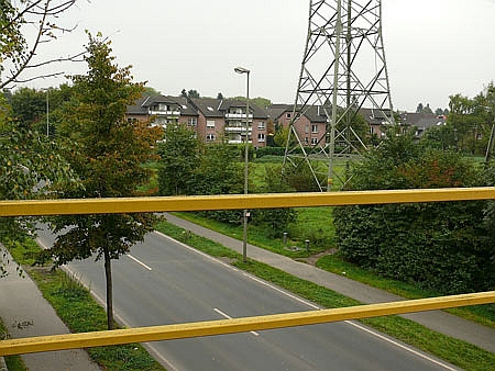 Blick auf die Hanielstrasse